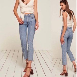 Reformation Seamed Jean Caribbean Color 25